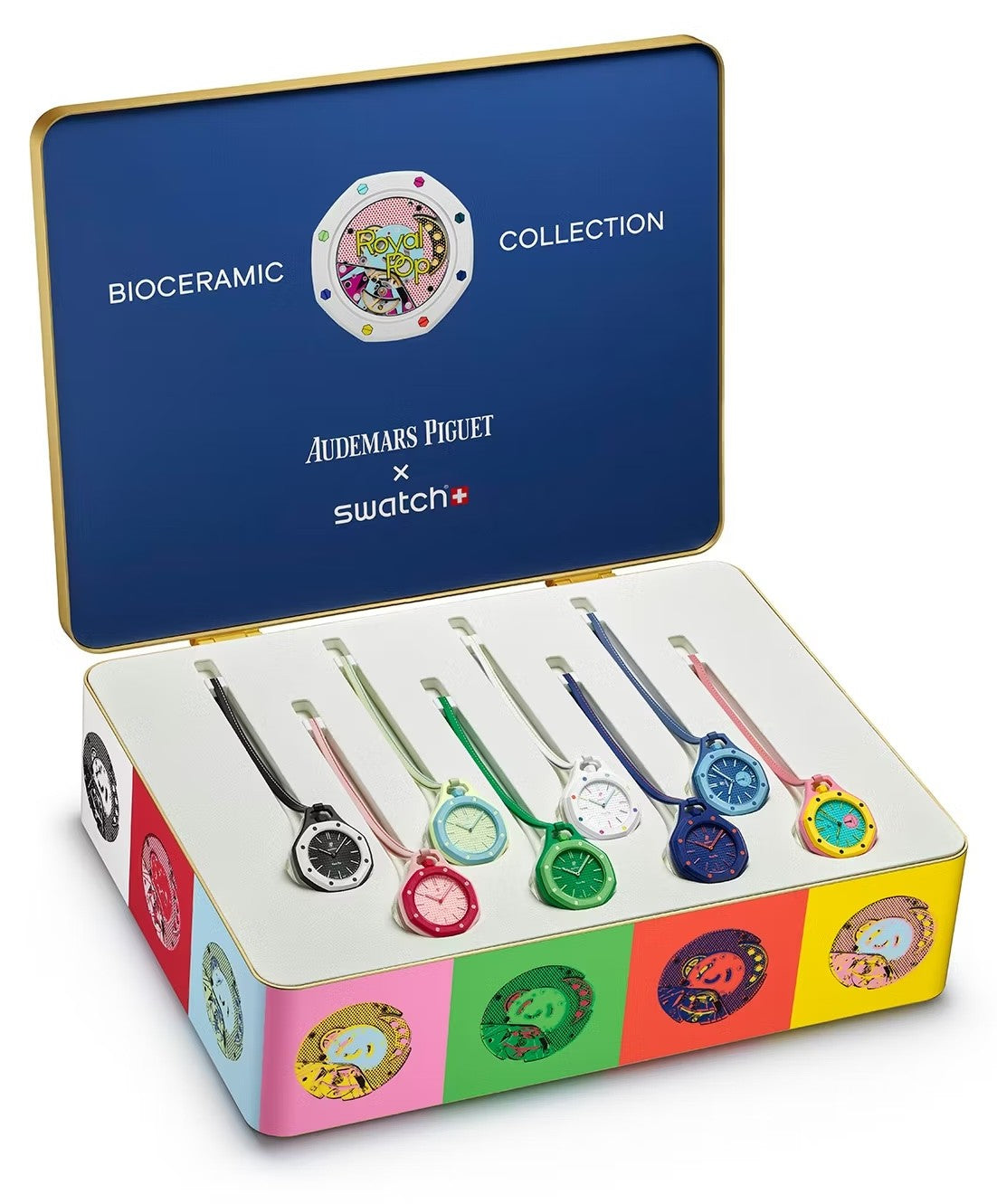 Swatch x AP Royal Pop pocket watch