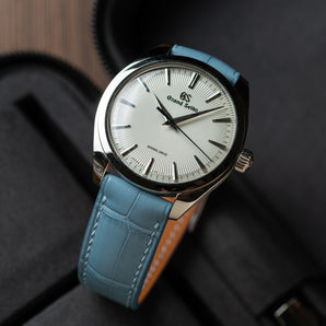 Matte Astral Blue Alligator Signature Strap