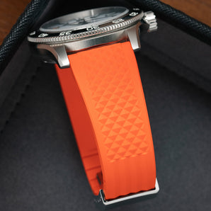 Orange Waffle Rubber CTS Strap