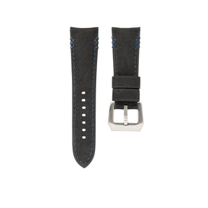 Dark Grey Alcantara (Blue) Strap for MB&F MAD1