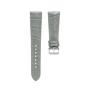 Matte Dolphin Grey Alligator Signature Strap