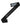 Delugs Fixed Delcro Black Fabric Watch Strap