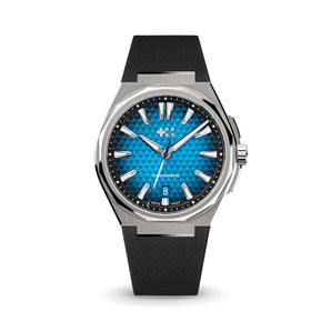 Black Sailcloth CTS Rubber Strap for Christopher Ward The Twelve