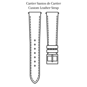 Custom Watch Strap for Cartier Santos de Cartier