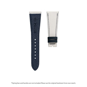 White Sailcloth Slim Strap for De Bethune
