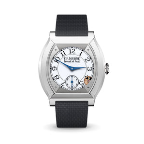 Black Sailcloth CTS Rubber Strap for F.P. Journe Élégante