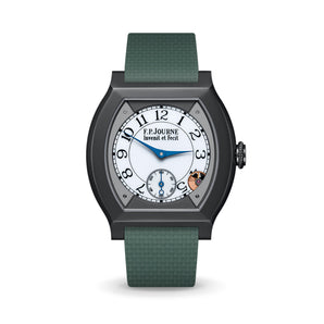 Emerald Green Sailcloth CTS Rubber Strap for F.P. Journe Élégante