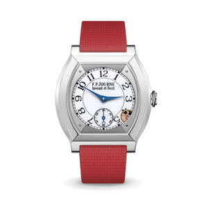 Red Sailcloth CTS Rubber Strap for F.P. Journe Élégante