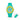 Swatch x AP Royal Pop Turquoise case-strap by Delugs