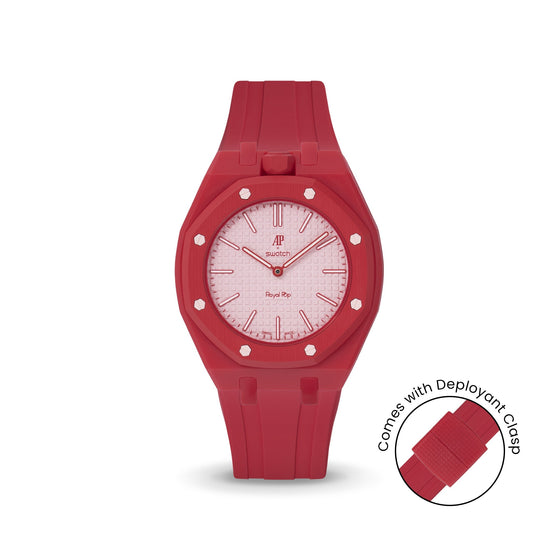 WristPop Case-Strap for the Swatch x AP Royal Pop Otto Rosso