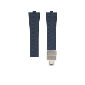 Navy Vacheron Constantin Overseas CTS Rubber Strap