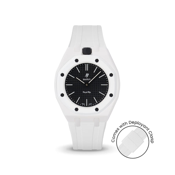 WristPop Case-Strap for the Swatch x AP Royal Pop Ocho Negro