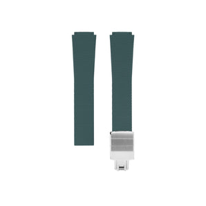Emerald Green Sailcloth CTS Rubber Strap for Atelier Wen Perception