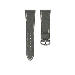 Grey Rubberised Leather (Togo) Cartier Tank Strap