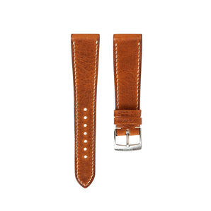 Brown Waxy Slim Strap