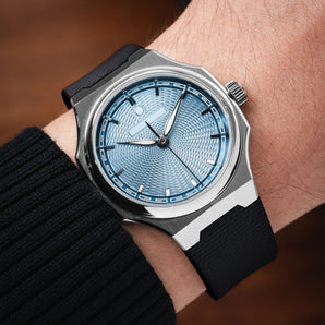 Black Sailcloth CTS Rubber Strap for Atelier Wen Perception