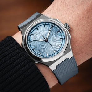 Grey Sailcloth CTS Rubber Strap for Atelier Wen Perception