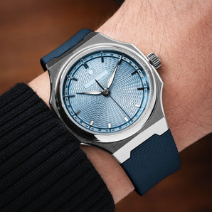 Navy Sailcloth CTS Rubber Strap for Atelier Wen Perception