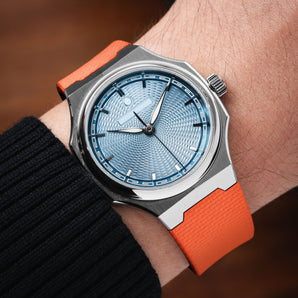 Orange Sailcloth CTS Rubber Strap for Atelier Wen Perception
